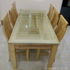Bộ bàn ăn bằng gỗ 6 ghế AB10 (BASNĐH_01)