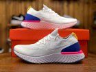 Giày nam nữ Nike Epic React Flyknit trắng