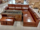 Bộ sofa gỗ xoan đào B08