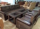 Bộ sofa sồi phun giả óc chó Minh Quân