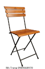 Ghế gỗ xếp cafe - VA104