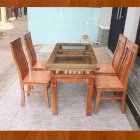 Bộ bàn ăn băng gỗ 6 ghế AB01 (BASN14-2T-CG)