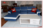 Sofa vải nội thất Đông Á SS.8349