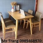 Bộ bàn ghế  gỗ nhà hàng Việt An -VA026