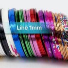 Line bóng 1mm trang trí móng