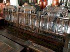 Bộ bàn ghế như ý tay đặc gỗ mun đồ gỗ Thu Tú