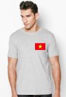 Áo thun nam in hình cờ Việt Nam phong cách AokNAM420