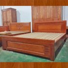 Giường 1m6 gỗ xoan đào Lào Ohaha GN09