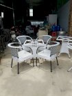 Bộ bàn ghế cafe giả mây Việt Đức VĐ120