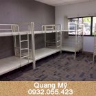 Giường tầng sắt hộp vuông cao cấp Quang Mỹ GSCCQM 1m6x2m