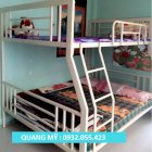 Giường tầng sắt hộp vuông trẻ em Quang Mỹ GSTEQM 1m4x1m8
