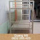 Giường tầng sắt hộp vuông cao cấp Quang Mỹ GSCCQM 1m2x2m