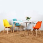 Bộ bàn ăn hiện đại mặt gỗ màu trắng 1m2 4 ghế BA LEXI DSW