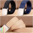 Thắt lưng vải nylon mặt khoá hợp kim trơn OPP2