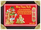 Tranh đồng mừng thượng thọ Cụ Bà -(50x70 cm)