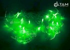 Dây đèn led sợi quang học hoa Bồ Công Anh 5m 20 led - Xanh lá