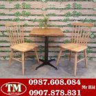 Bộ bàn ghế gỗ nan dọc Trà My - GGTM