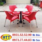 Bàn ghế cafe sân vườn Hoàng Trung Tín HTT14