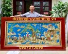 Tranh vinh quy bái tổ bằng đồng