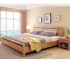 Giường gỗ sồi kiểu Mỹ Nội thất Hoàn Thiện GN-M01