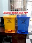 Thùng rác nhựa y tế Bảo Sơn BSYTD01 màu xanh dương 15 lít