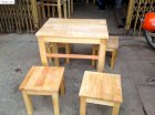 Bàn ghế gỗ cafe HGH 407
