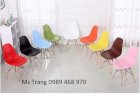 Ghế  nhựa đúc chân gỗ Việt An -VA001