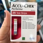 Que thử đường huyết Accu-chek (Accucheck) Performa 25 test - Mỹ