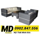 Sofa nhựa giả mây Minh Đức - MD067