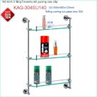 Kệ kính 3 tầng, Kệ kiếng 3 tầng Tovashu KAG-304SU140