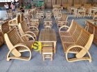 Bàn ghế hiện đại gỗ xoan đào