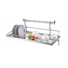 Kệ đựng chén bát thanh treo 1 tầng Inox 304 Tuấn Anh KT1H89 (30x90)