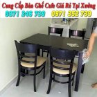 Bộ bàn ghế gỗ cafe quán ăn Minh Khôi MK150