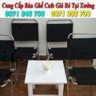 Bàn ghế xếp inox cafe Minh Khôi MK40