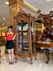 Tủ rượu cổ điển gỗ gõ đỏ VIP - Sơn Đông