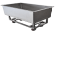 Xe đẩy khay cơm inox Hải Minh  MP 27