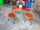 Bàn ghế cafe gỗ Quang Trực - QT2020.03