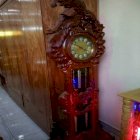 Đồng hồ cây gỗ hương vân Huy Tuyển DHAH01