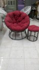 Nệm ghế papasan đỏ Phương Đông NTPD 001