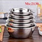 Bộ thau inox MS2130