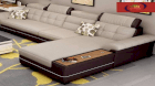 Sofa đầu bật vải SFHA 3.2x1.6 m MS56