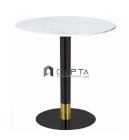 Bàn cafe bàn tiếp khách mặt đá tròn nhân tạo 60cm Capta TE1527-06E