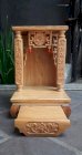 Bàn thờ thần tài ông địa gỗ gõ dỏ cột vuông Đồ gỗ Hòa Việt Phát BTG40CVV
