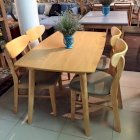 Bộ bàn ăn 4 ghế Mango màu tự nhiên - Việt Nhất