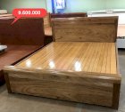 Giường ngủ gỗ hương xám kẻ chỉ dát phản (1m6 – 1m8 x 2m) Gỗ Trần Phú - GI034