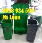 Thùng rác nhựa 2 ngăn 40 lít Bảo Sơn BSTR2N04