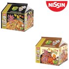 Combo 2 lốc mì xào Nissin hương vị Gà Cay Hàn Quốc và hương vị Gà Cay Trứng Muối (60g/gói)