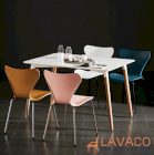 Bộ bàn ăn 4 ghế hiện đại cho chung cư Lavaco T108-4×293