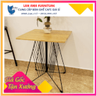 Bàn cafe chân sắt cánh bướm LA-T010