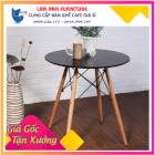 Bàn Eames 4 chân đường kính 600mm LA-T002